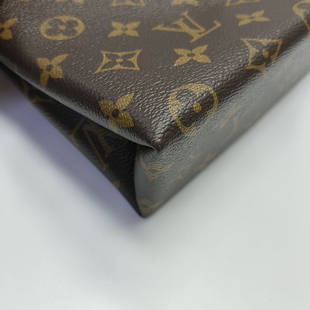 Authenticated pre-owned  LOCKY BB Monogram Coated Canvas Red - Shoulder Bag at Looply