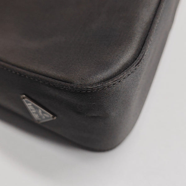 Fabric Top Handle Bag Gray