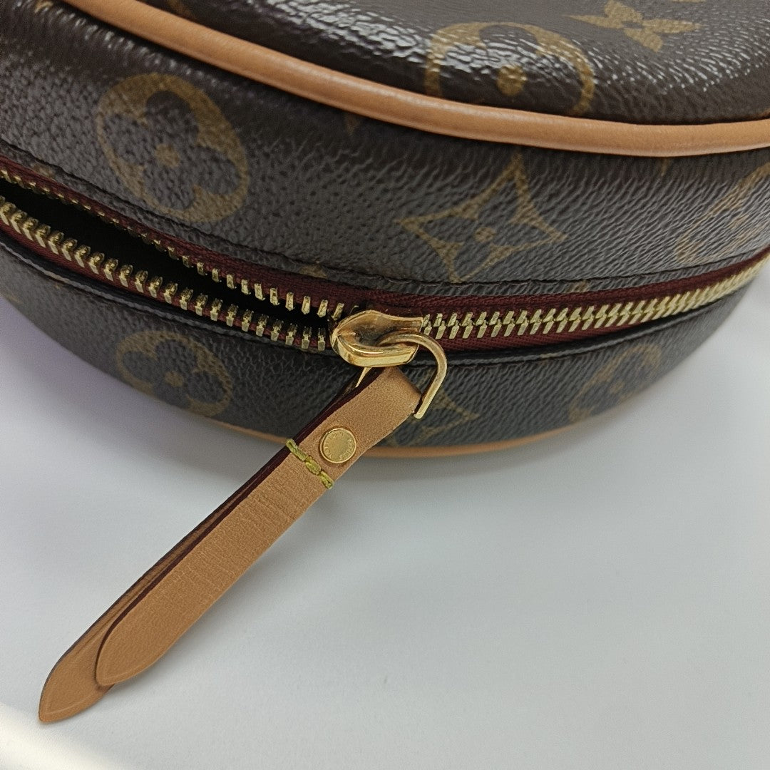 BOITE CHAPEAU PM Monogram Coated Canvas Brown