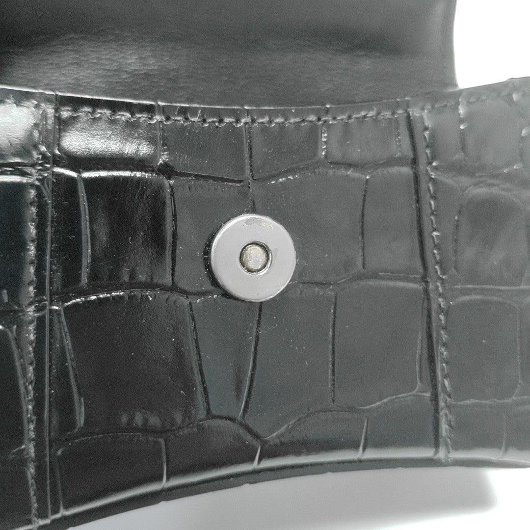 Hourglass Mini Calfskin Black