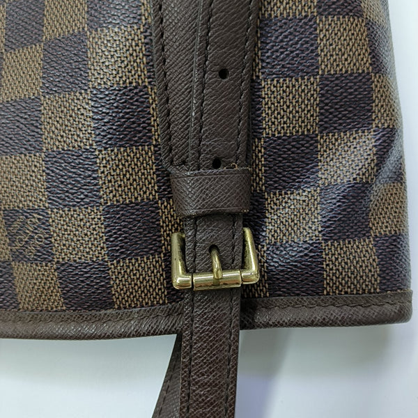 BUCKET PM Damier Ebene Coated Canvas Brown