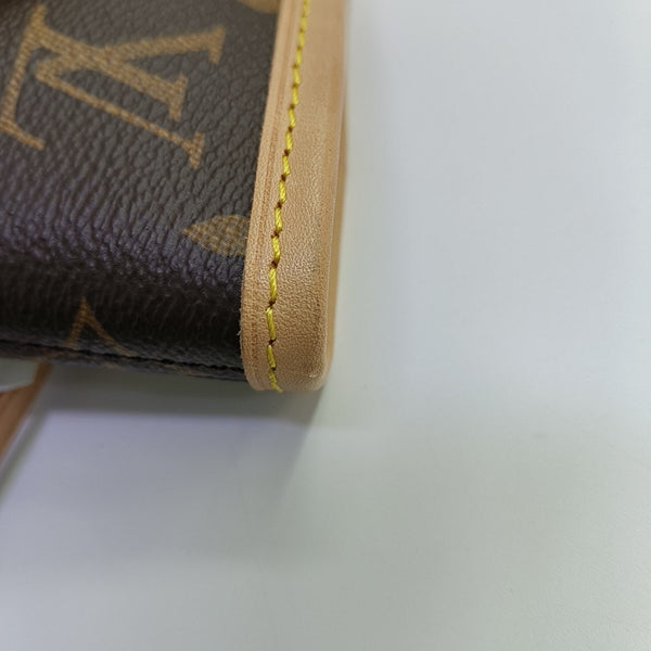 NEVERFULL MM Monogram Coated Canvas Brown