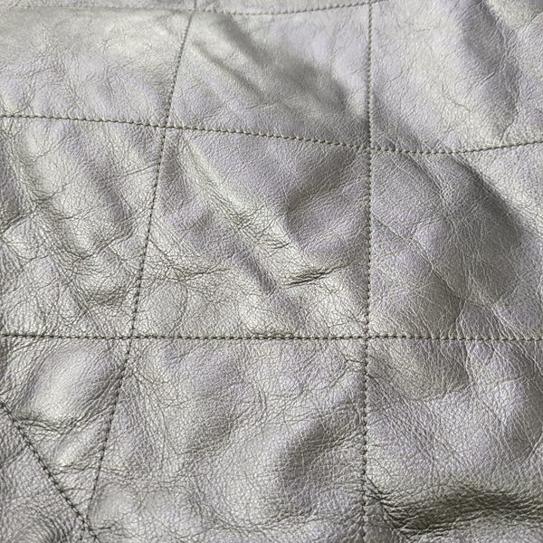 CHANEL 22 Small Quilted Calfskin Gray