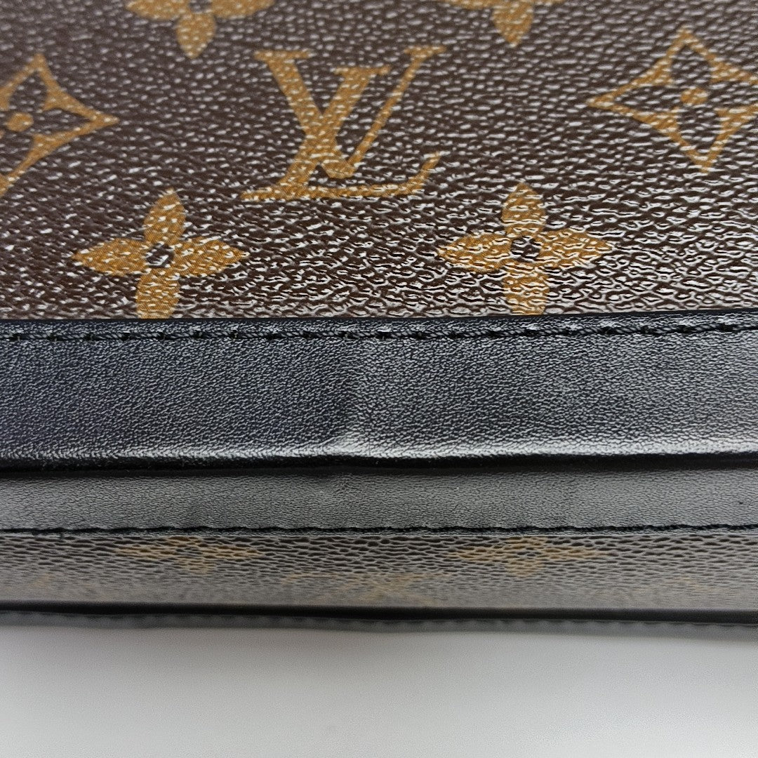 SOFT TRUNK Monogram Coated Canvas Brown
