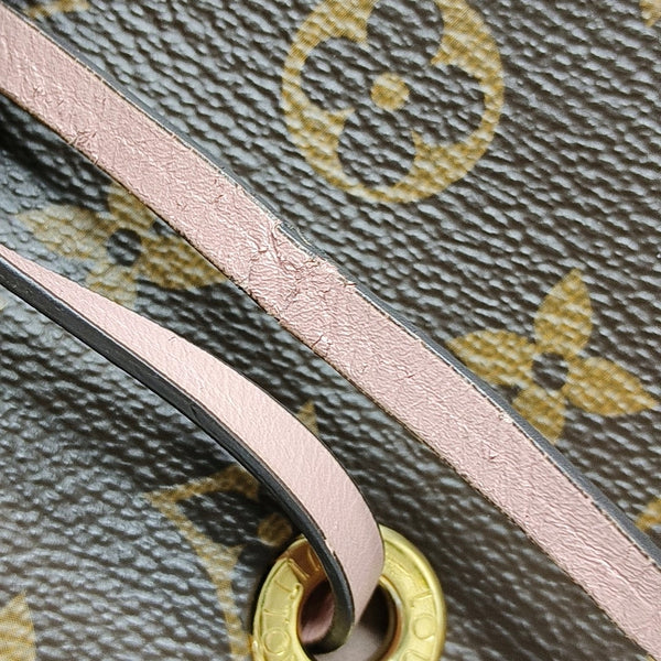 NÉONOÉ MM Monogram Coated Canvas Brown