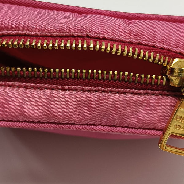 Nylon Shoulder Bag Red