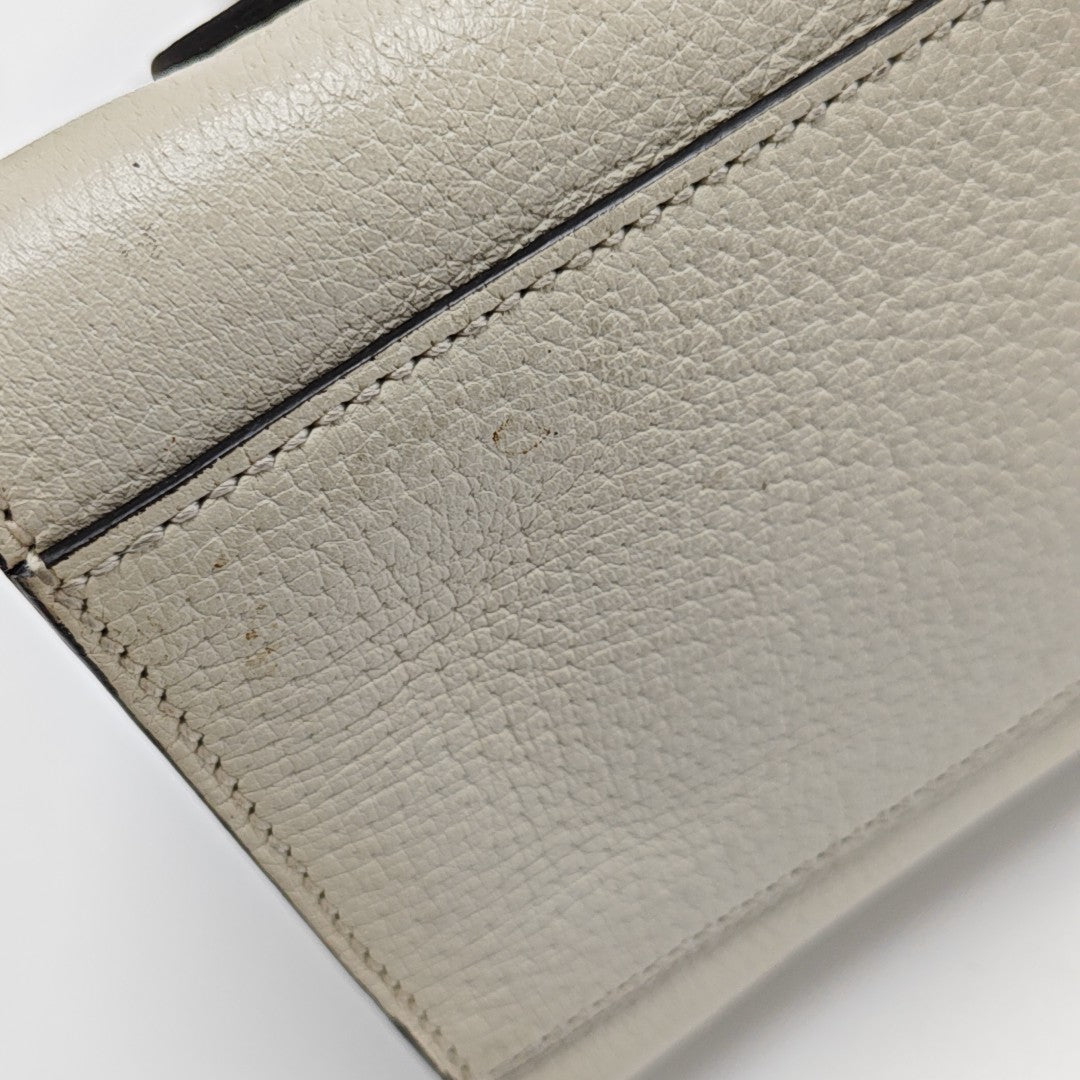 Sylvie Medium Calfskin Beige