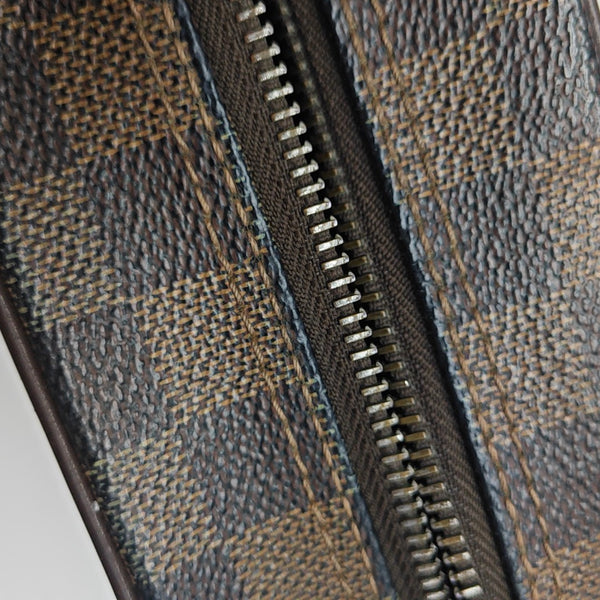 OLAV PM Damier Ebene Coated Canvas Brown