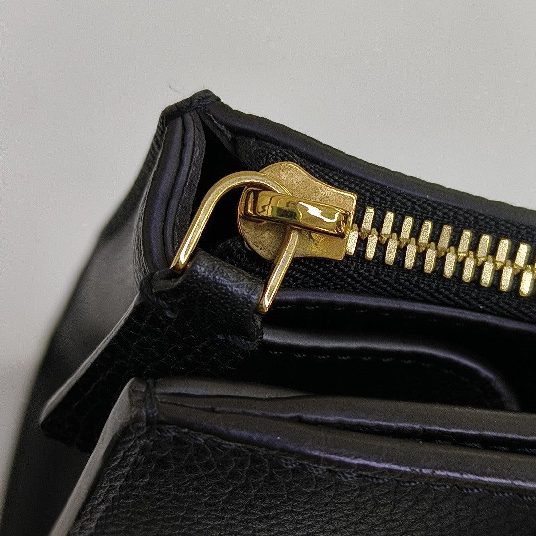 CITY STEAMER PM Calfskin Black