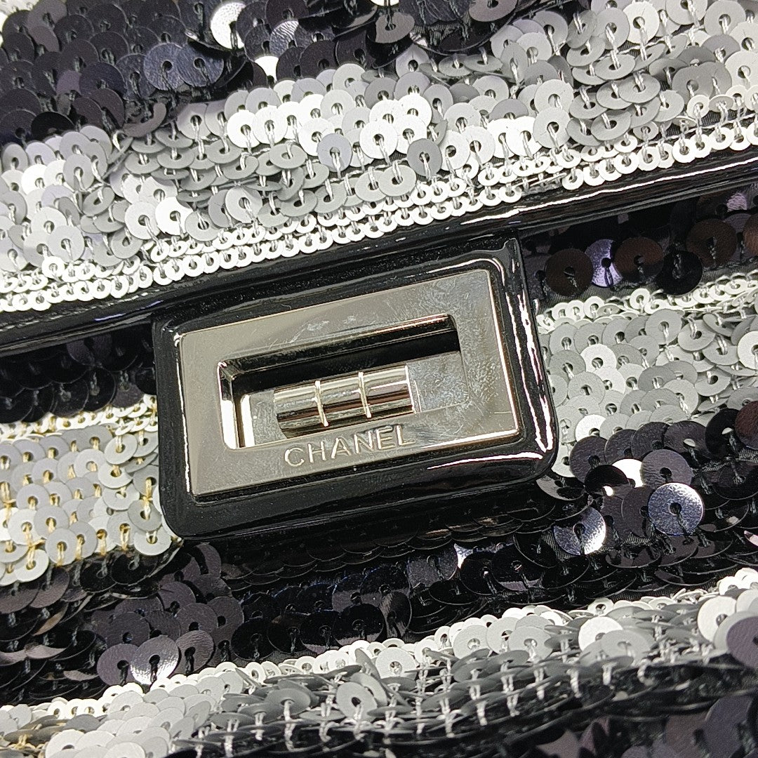 2.55 226 (medio) Lentejuelas Negro