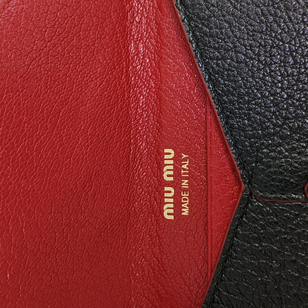 Love Lambskin Black Wallet