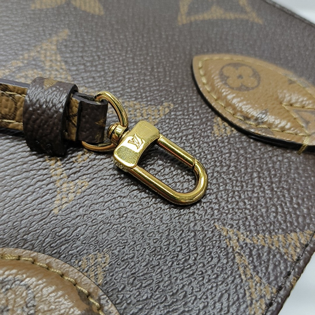 ONTHEGO BB Monogram Coated Canvas Brown