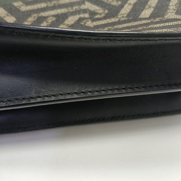 Coated Canvas Shoulder Bag Multicolor