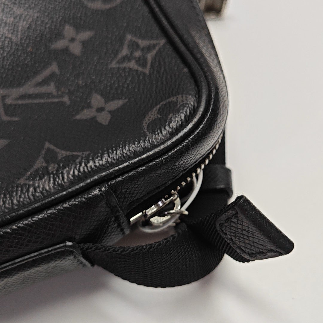 OUTDOOR PM Monogram Coated Canvas Black