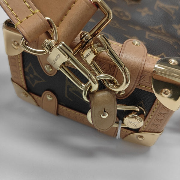 SIDE TRUNK PM Monogram Coated Canvas Brown