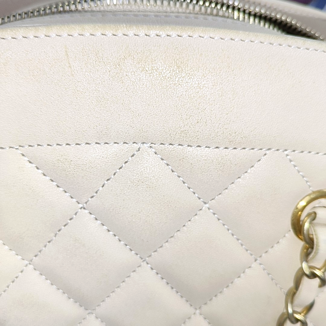 Quilted Lambskin Beige