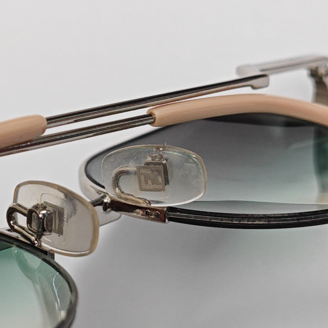 Metal Sunglasses Green