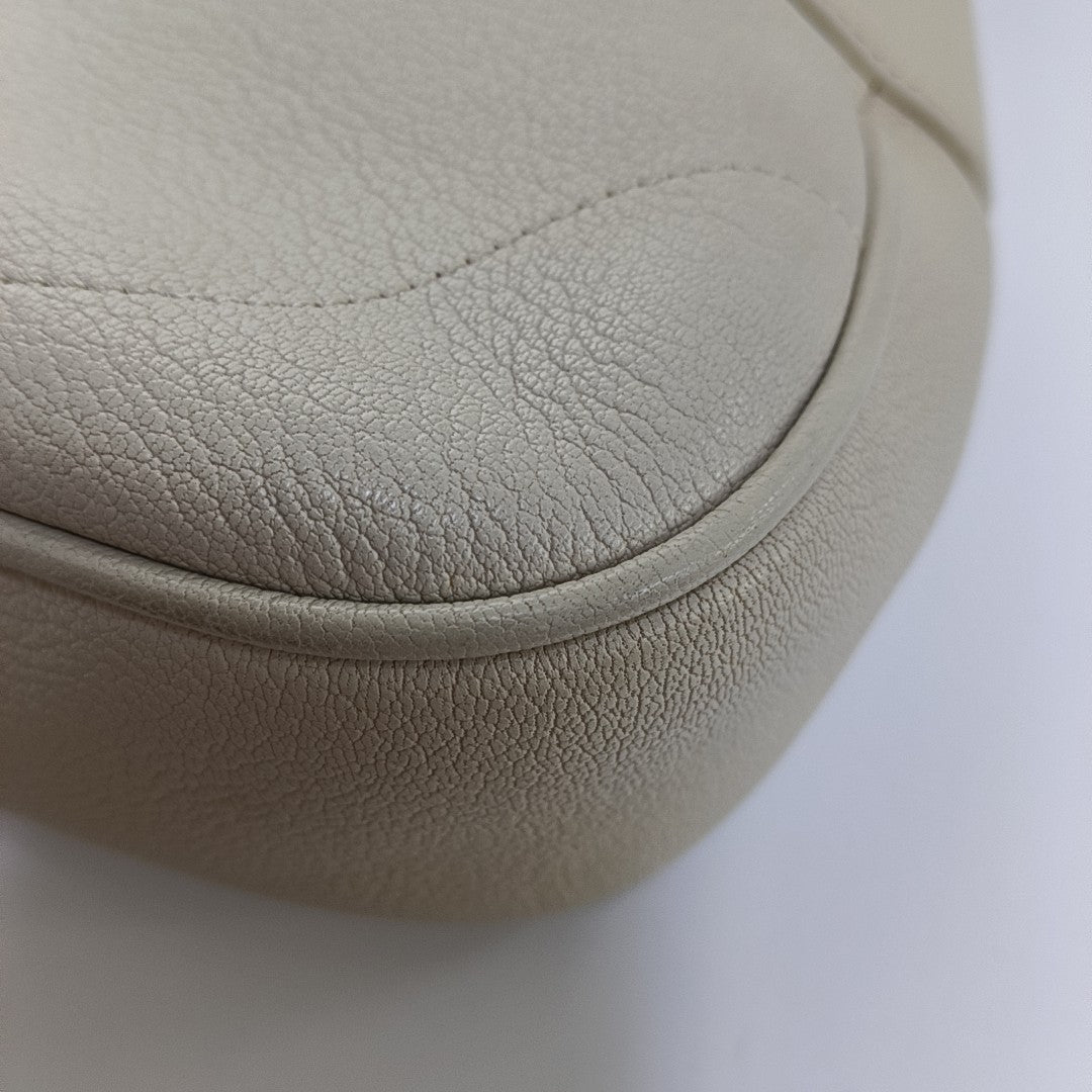 Aphrodite Small Calfskin White