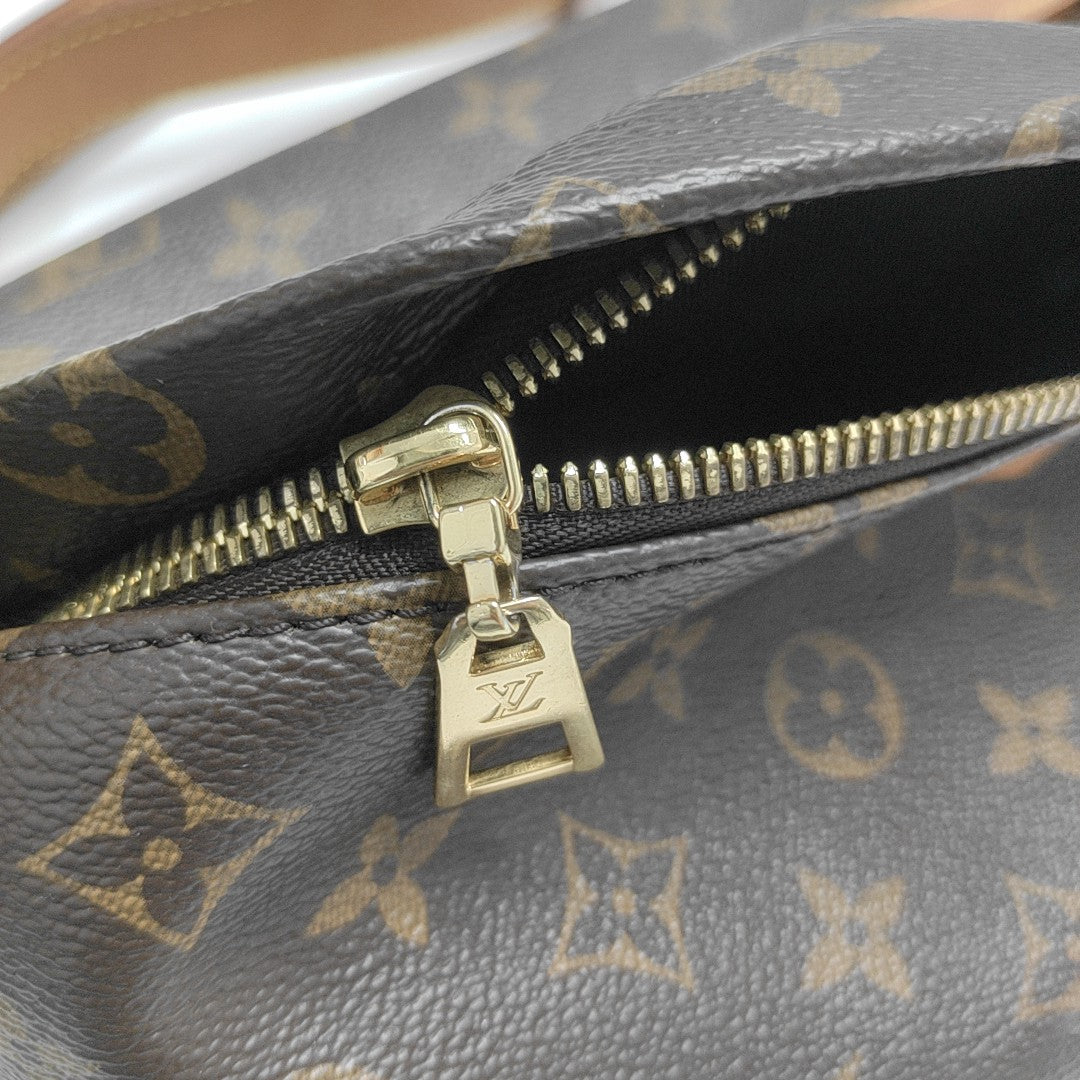 BUMBAG Monogram Coated Canvas Brown
