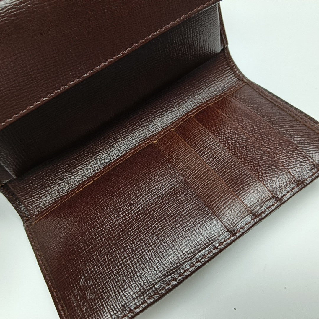 Monogram Coated Canvas Wallet Beige