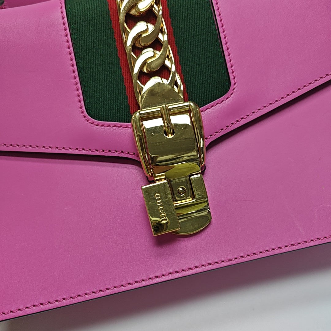 Sylvie Small Calfskin Pink