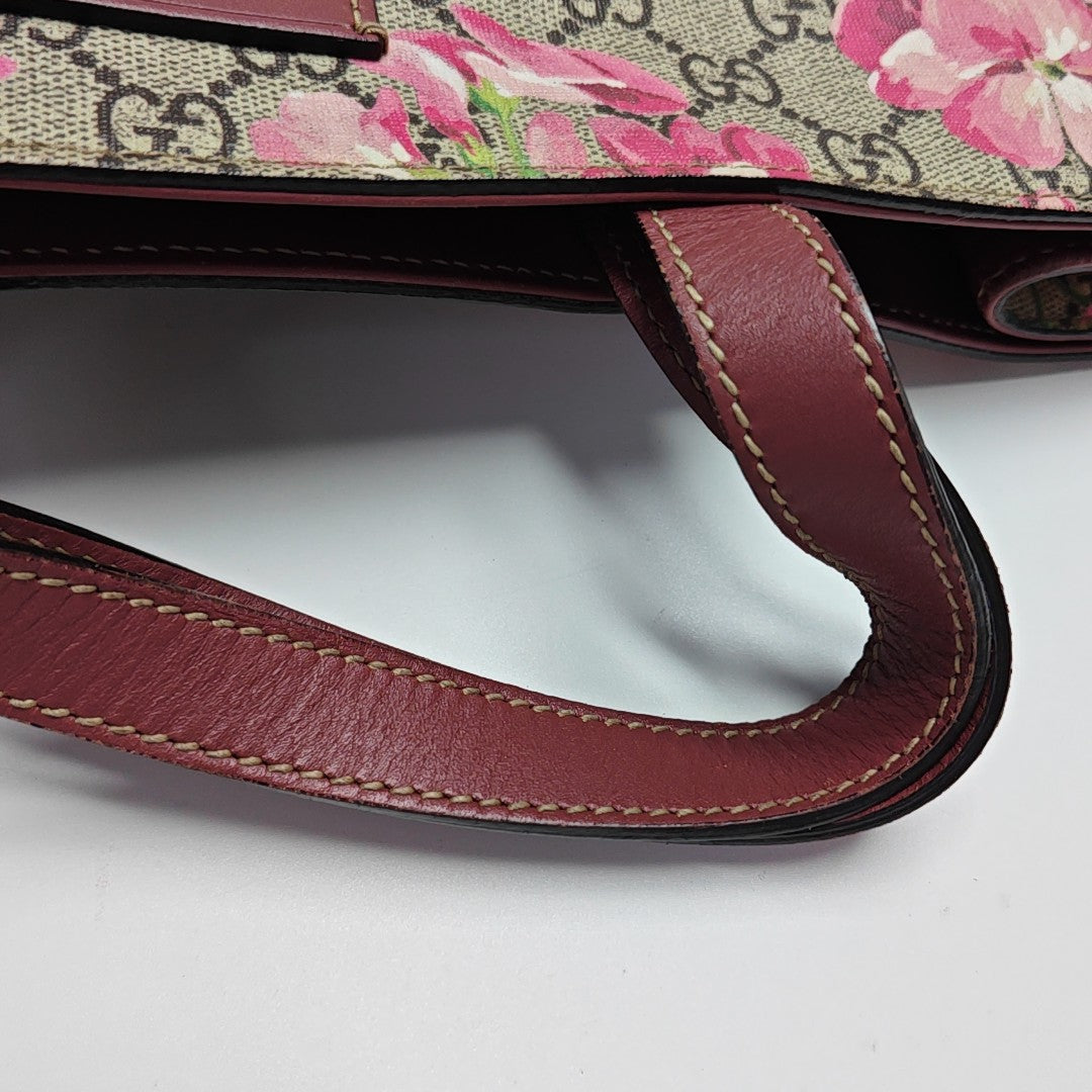 Monogram Coated Canvas Tote Bag Beige