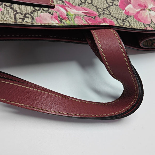 Monogram Coated Canvas Tote Bag Beige