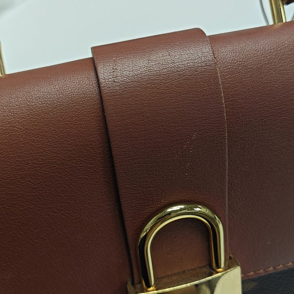 LOCKY BB Monogram Coated Canvas Brown