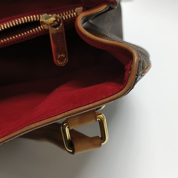 GRIET Monogram Coated Canvas Brown