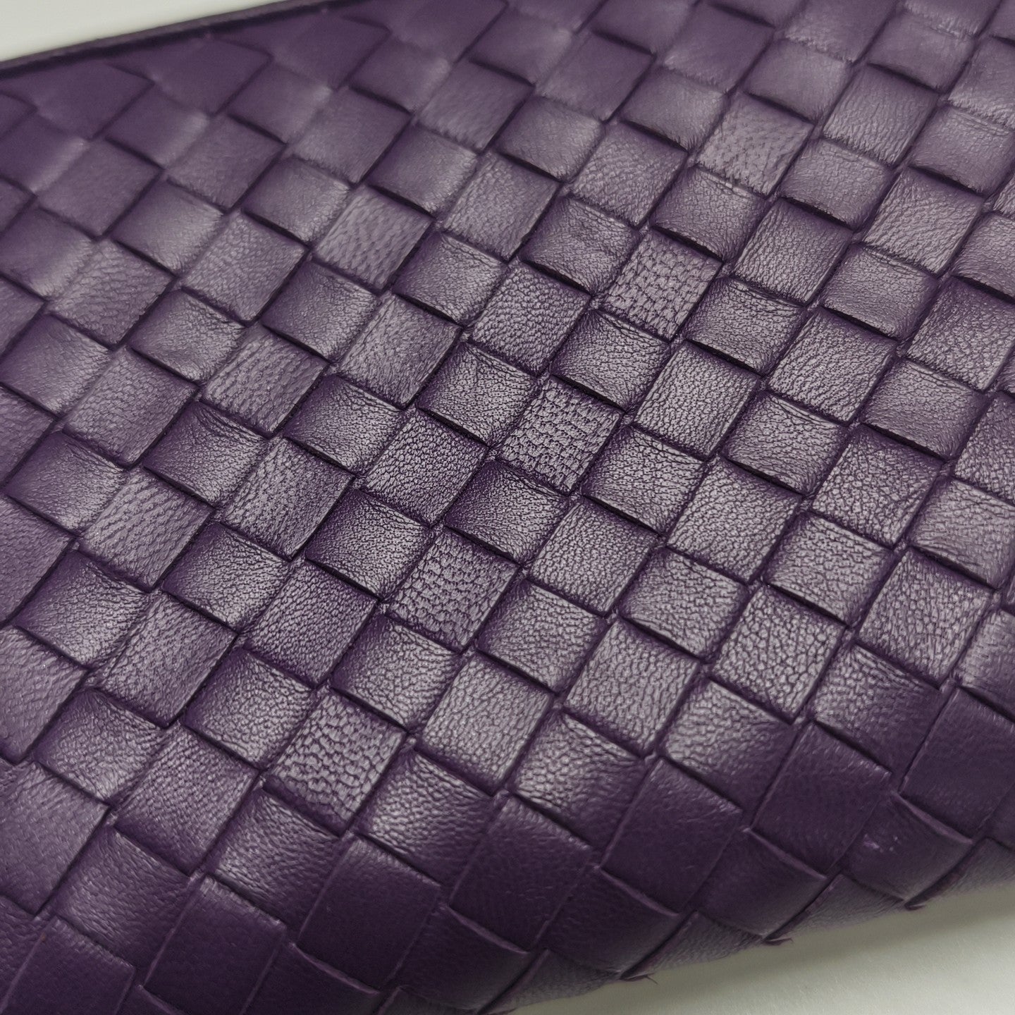 Calfskin Wallet Purple
