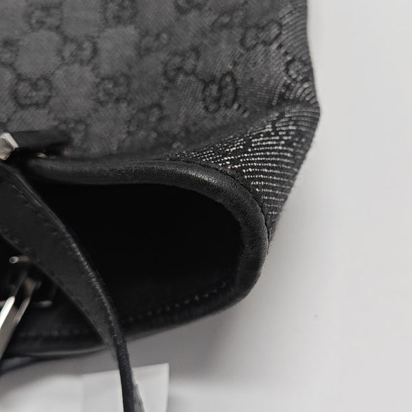 Monogram Canvas Tote Bag Black