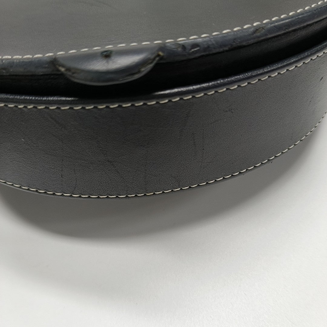 Heel Calfskin Black