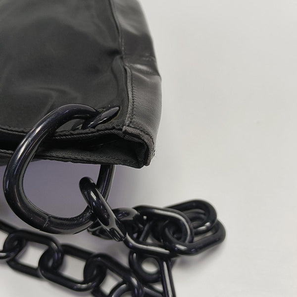 Nylon Shoulder Bag Black