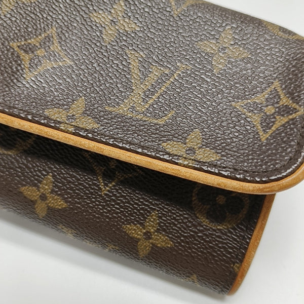 TWIN PM Monogram Coated Canvas Brown