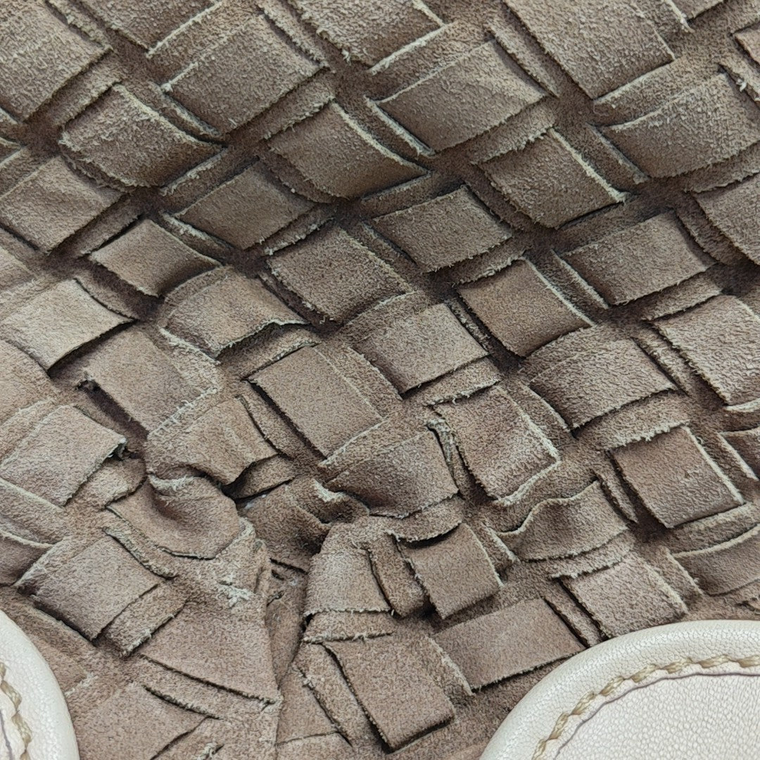 Suede Shoulder Bag Beige
