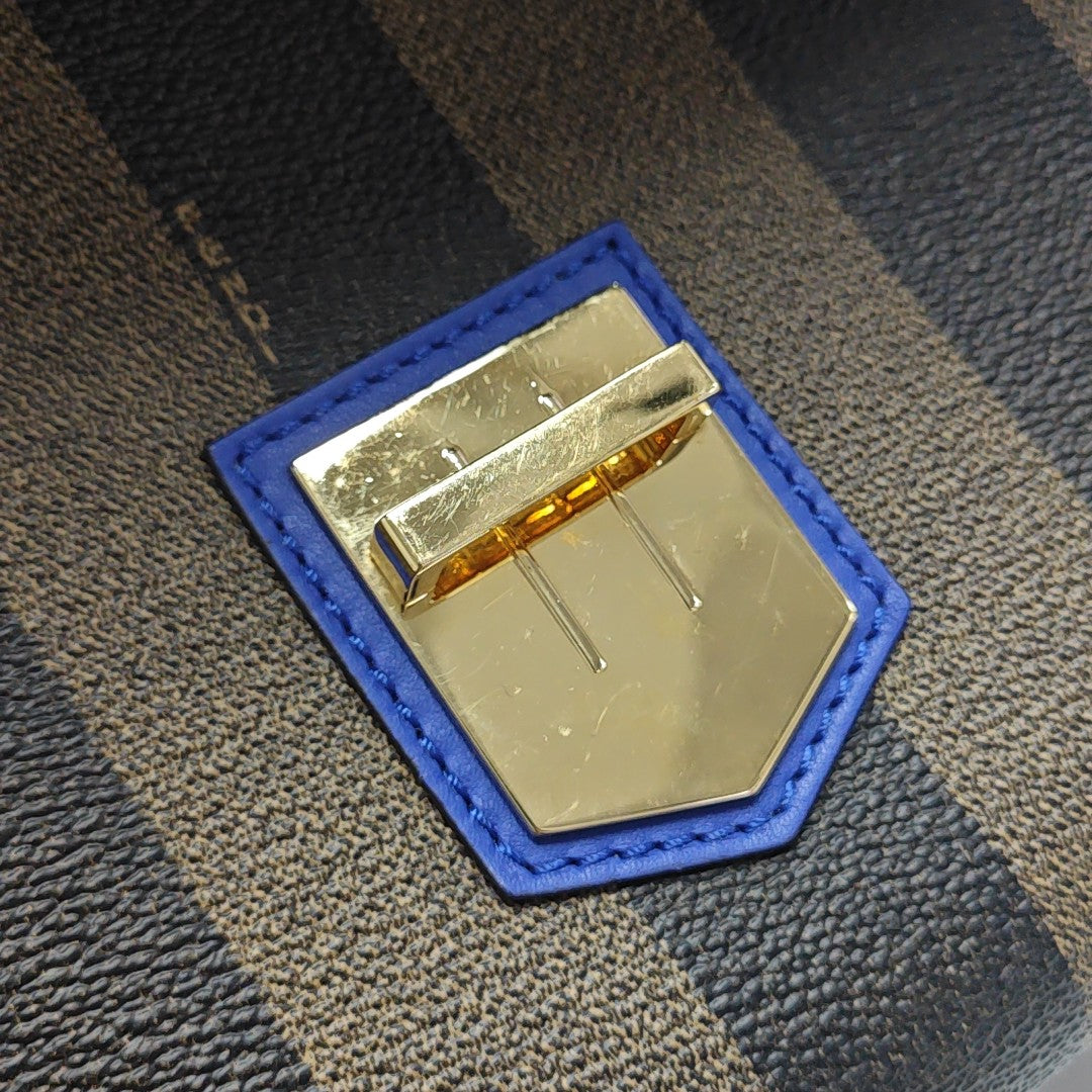 Calfskin Shoulder Bag Blue