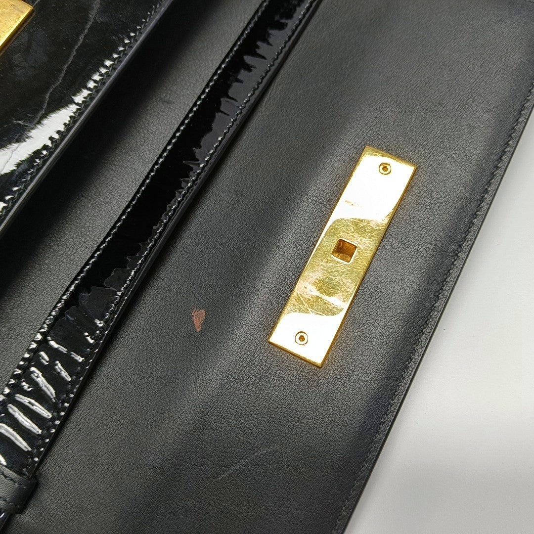 MANHATTAN Patent Leather Black