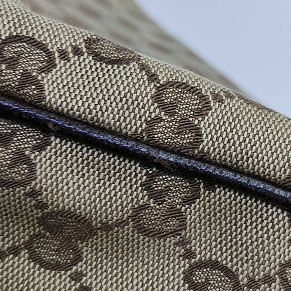 Monogram Canvas Shoulder Bag Beige