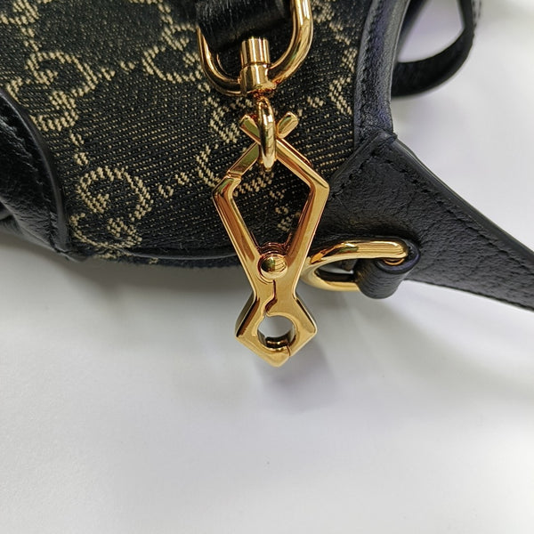 Jackie 1961 Mini Monogram Denim Black