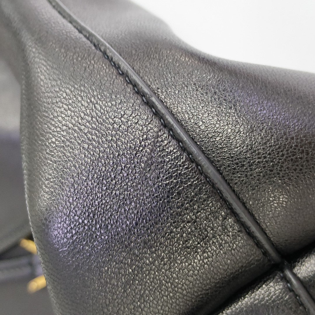 JAMIE POCHON Lambskin Black