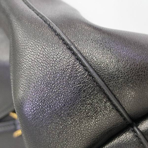 JAMIE POCHON Lambskin Black