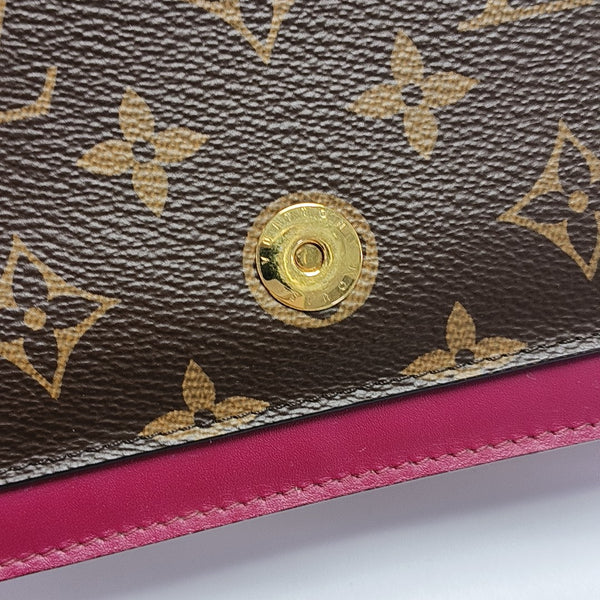 FLORE Monogram Coated Canvas Brown