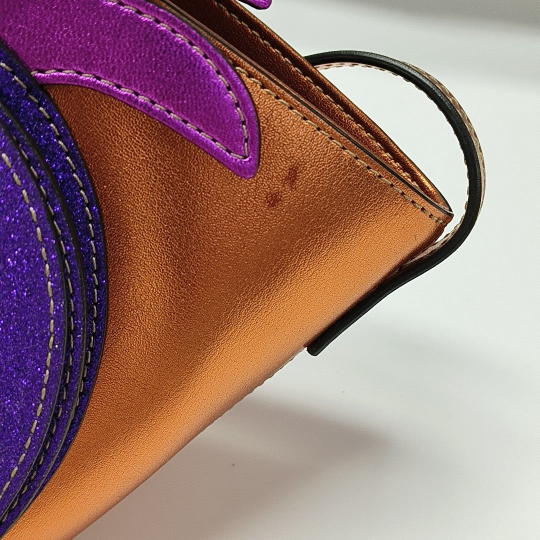 Children’s GG Bucket Calfskin Orange