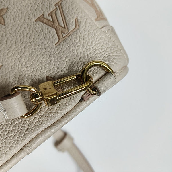 NOÉ Nano Monogram Calfskin Beige