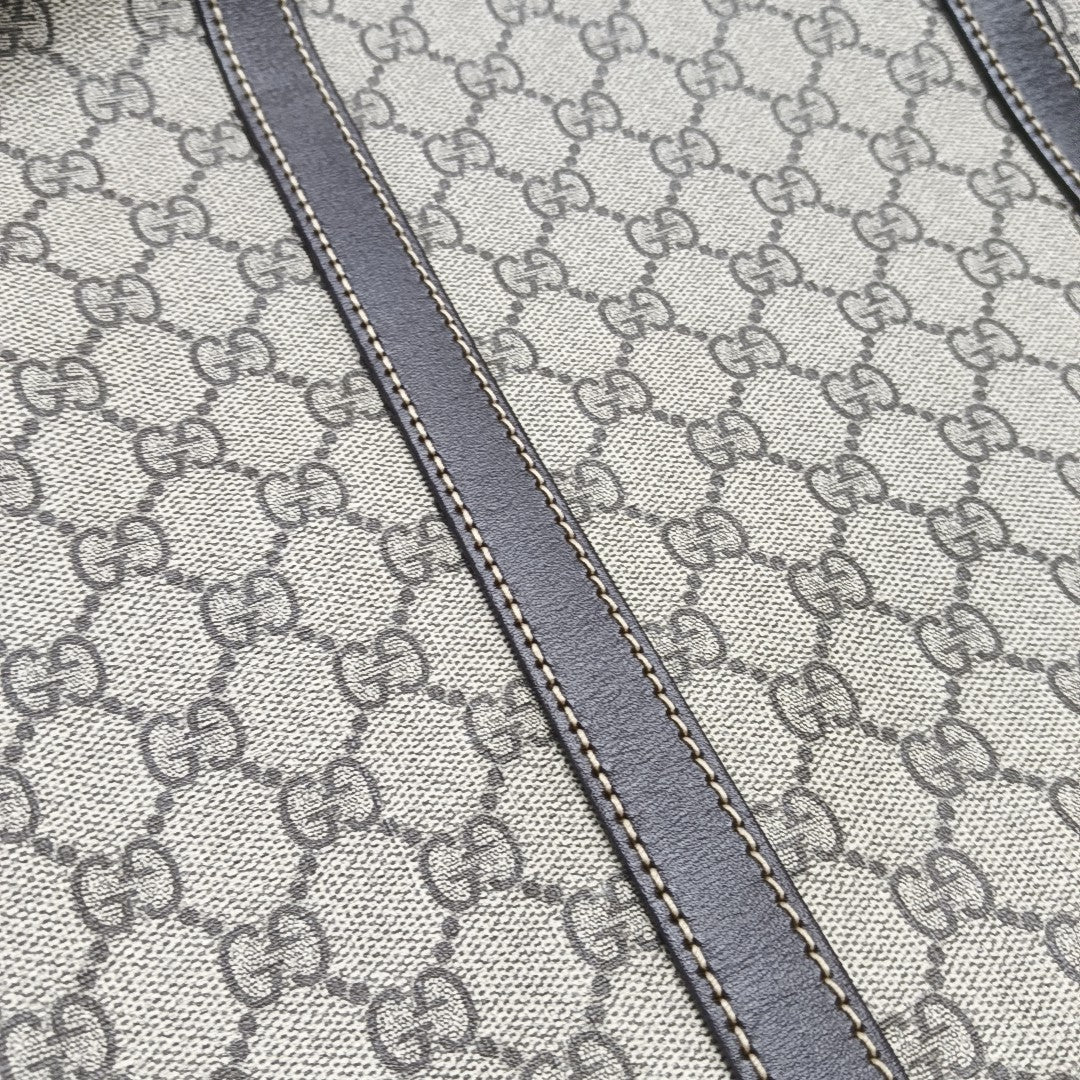 Monogram Coated Canvas Tote Bag Beige