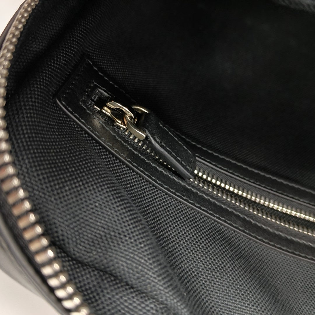 Signature Monogram Calfskin Black