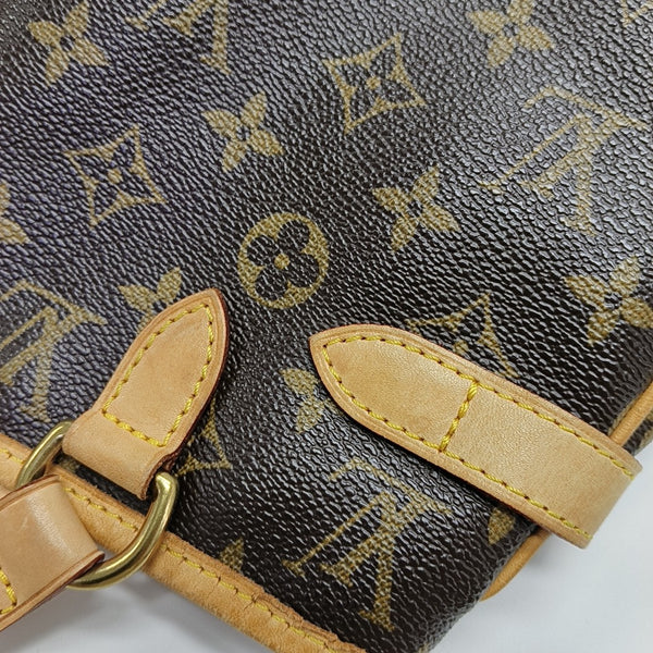 BATIGNOLLES MM Monogram Coated Canvas Brown