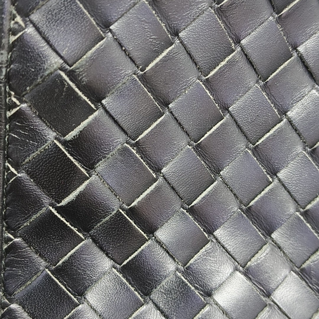 Calfskin Top Handle Bag Black