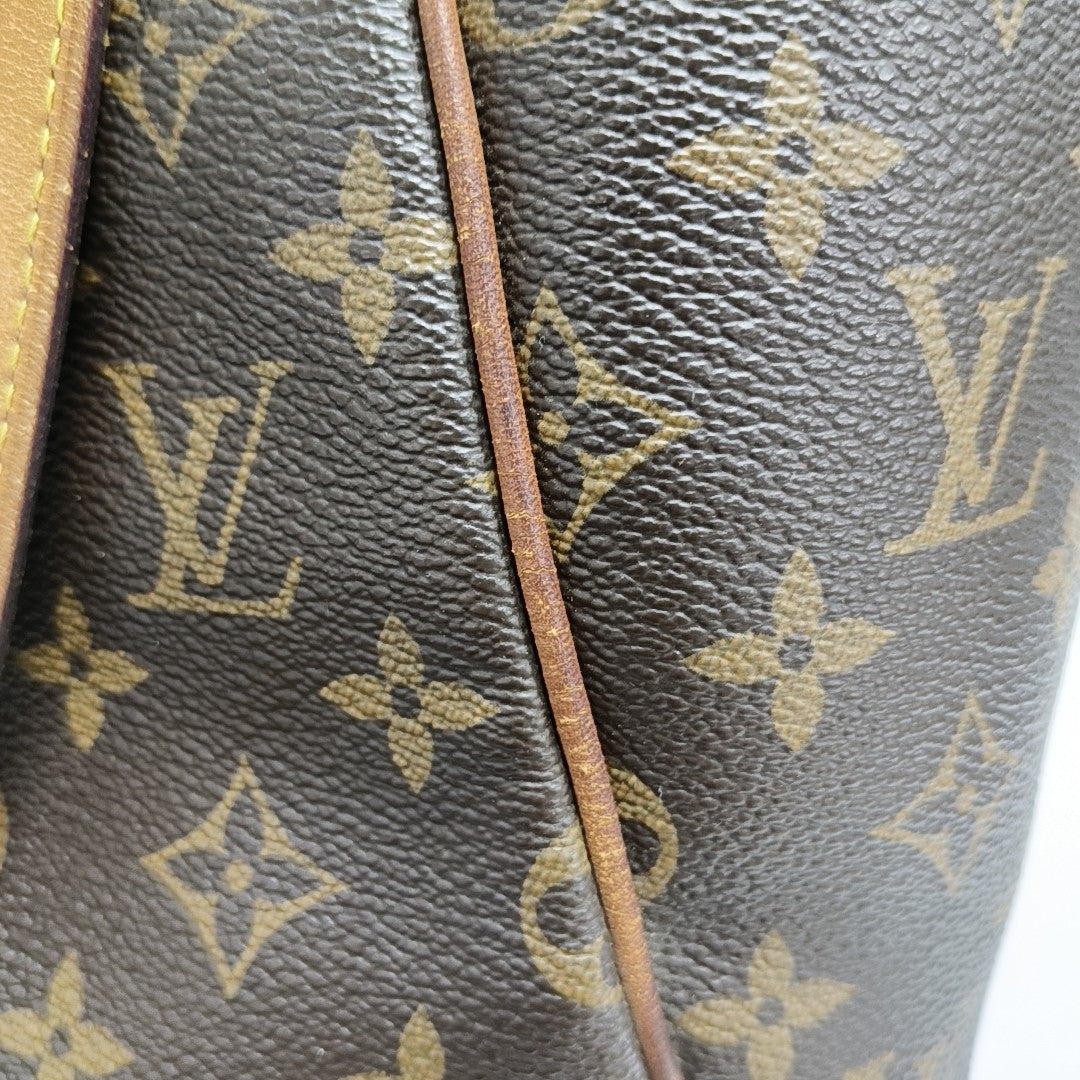 TOTALLY MM Monogram Coated Canvas Brown