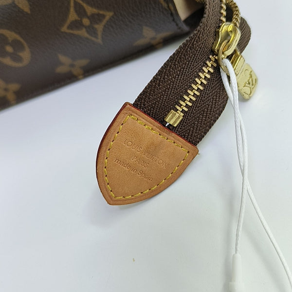 TOILET POCKET 19 Monogram Coated Canvas Brown